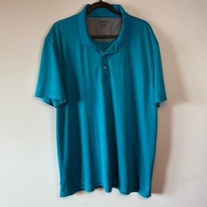 IZOD blue collared polo short sleeve size XXL